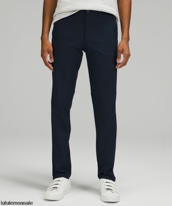 Lululemon Deutschland DELULU1036 | Lululemon Deutschland True Navy Commission Slim-Fit Hose 34 Warpstreme